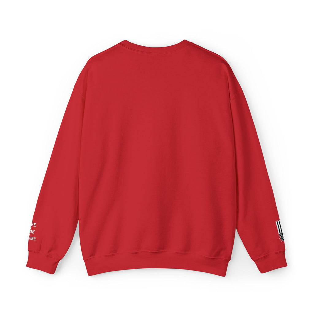 Compass Rose Crewneck Sweatshirt — Minimal Nautical Graphic Pullover