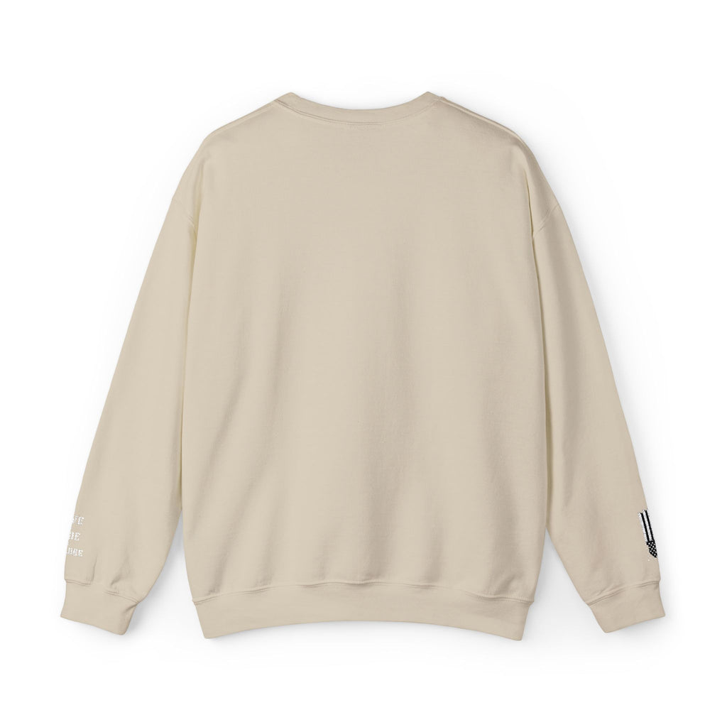 Compass Rose Crewneck Sweatshirt — Minimal Nautical Graphic Pullover