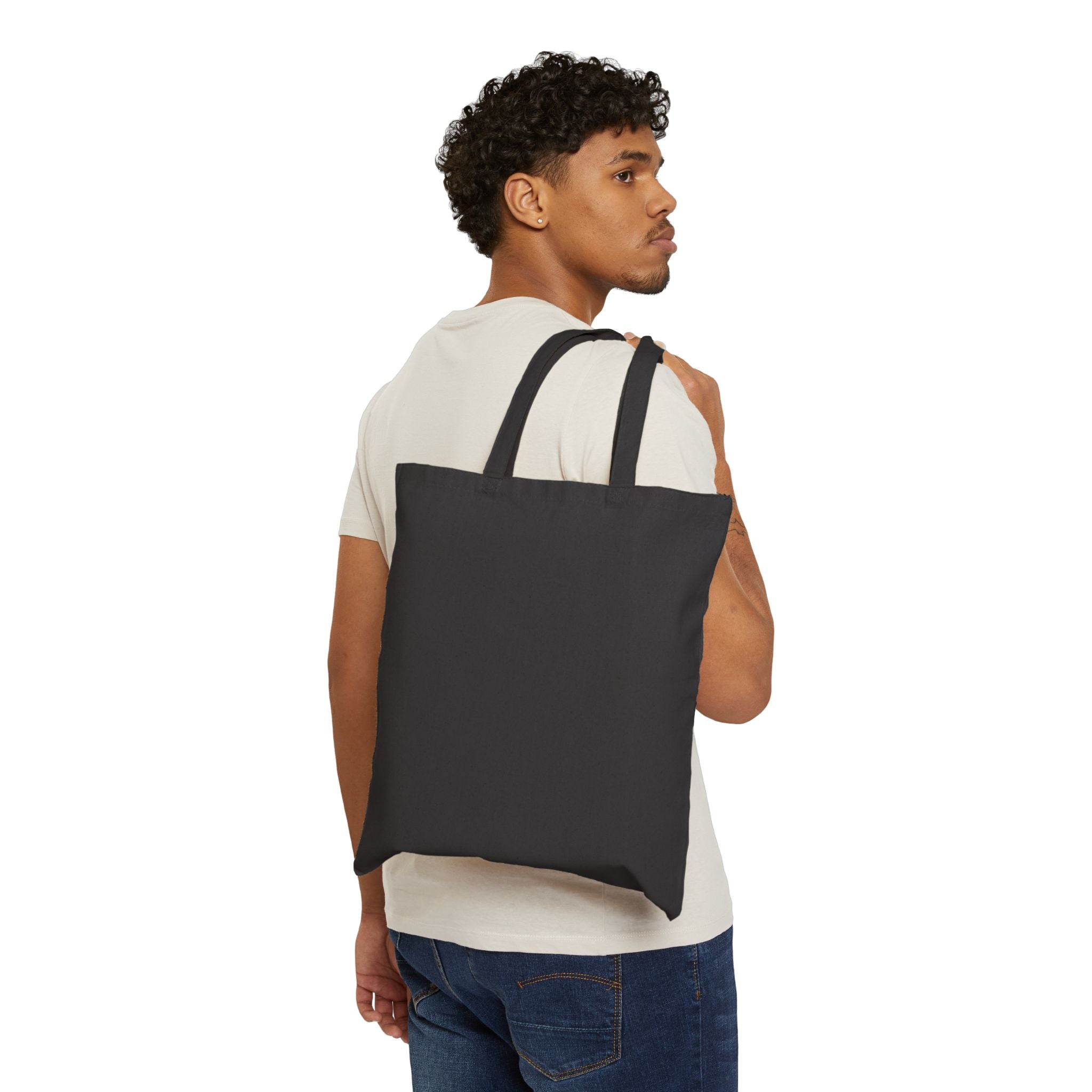 Canvas Tote Bag — Vintage Botanical Sketch Eco Shopper
