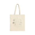 Canvas Tote Bag — Vintage Botanical Sketch Eco Shopper