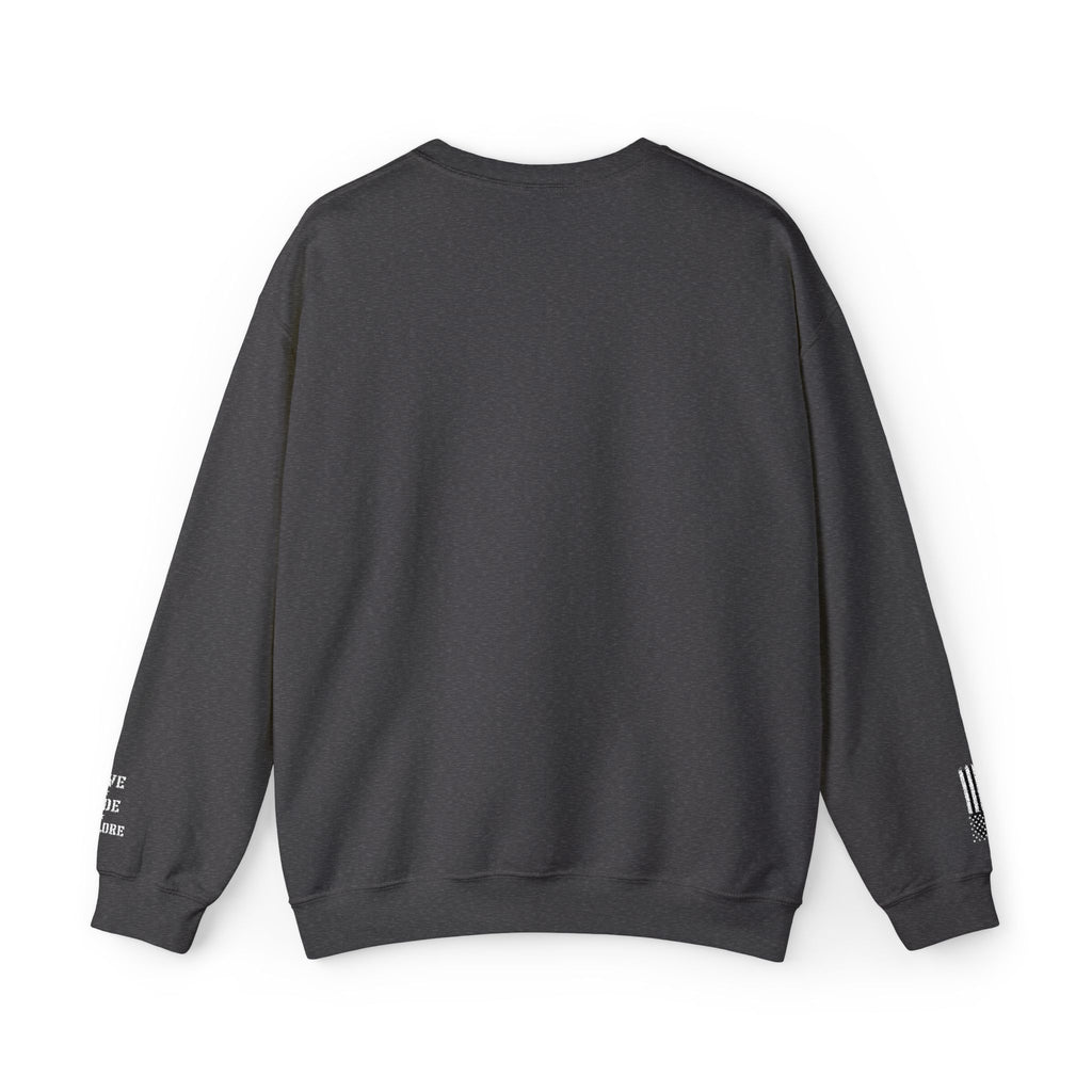 Compass Rose Crewneck Sweatshirt — Minimal Nautical Graphic Pullover