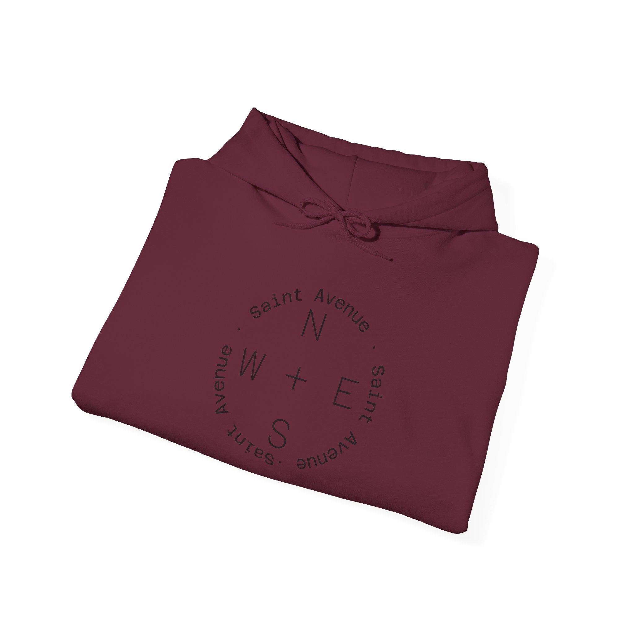 Fishing Hoodie — Bass Jumping Graphic Pullover with Compass Front