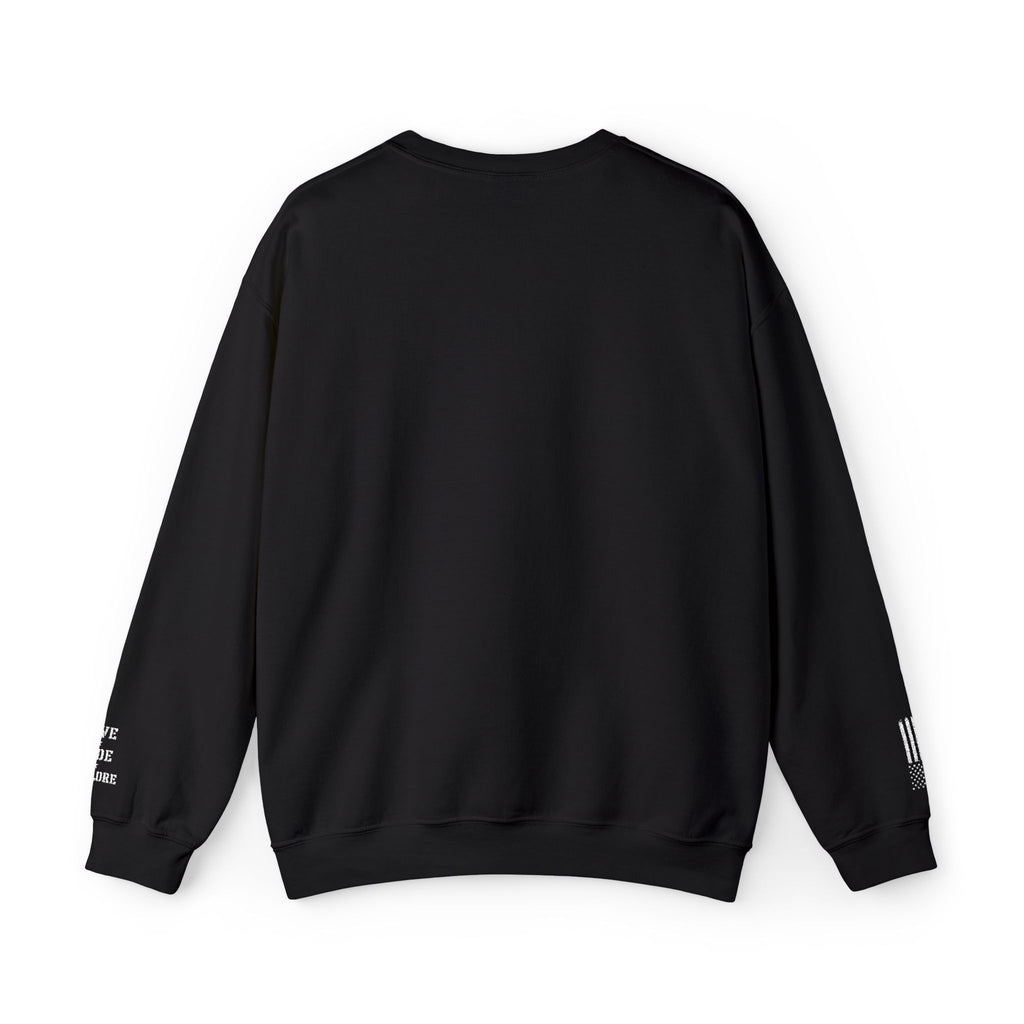 Compass Rose Crewneck Sweatshirt — Minimal Nautical Graphic Pullover