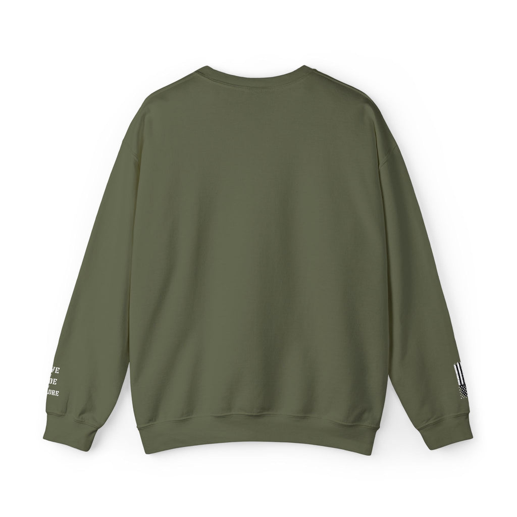 Compass Rose Crewneck Sweatshirt — Minimal Nautical Graphic Pullover