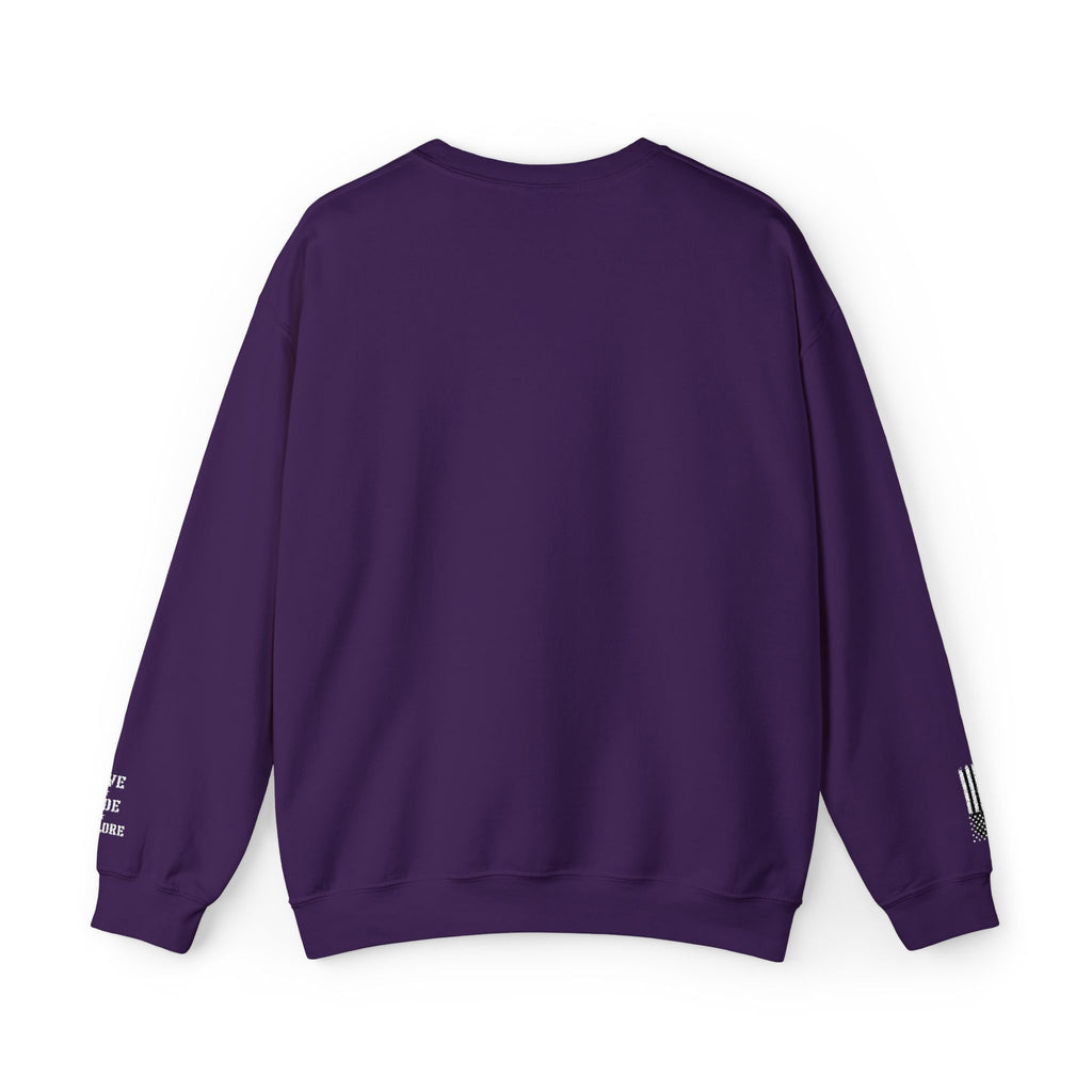 Compass Rose Crewneck Sweatshirt — Minimal Nautical Graphic Pullover