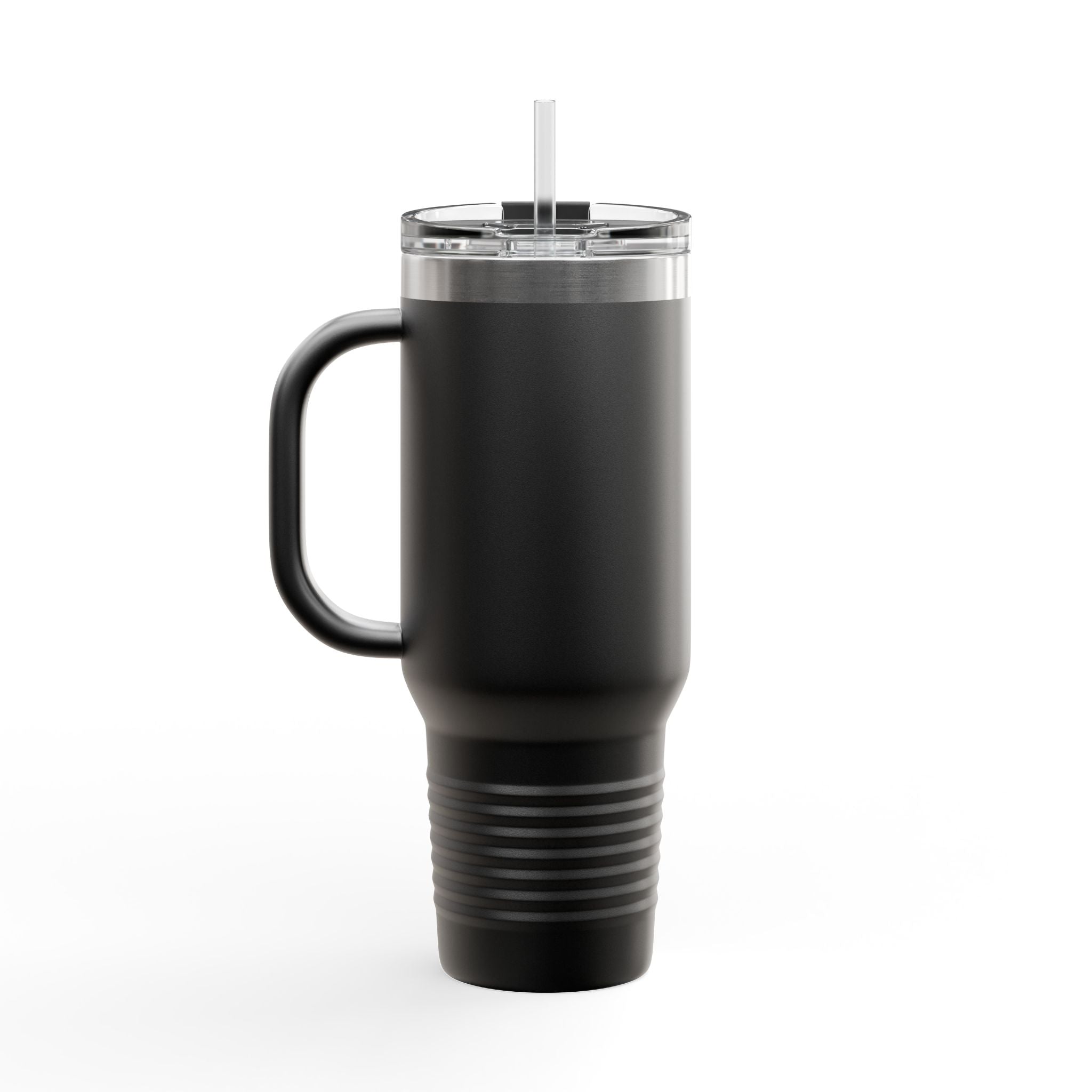 40oz Insulated Travel Mug — Saint Avenue Mountain Logo, Red
