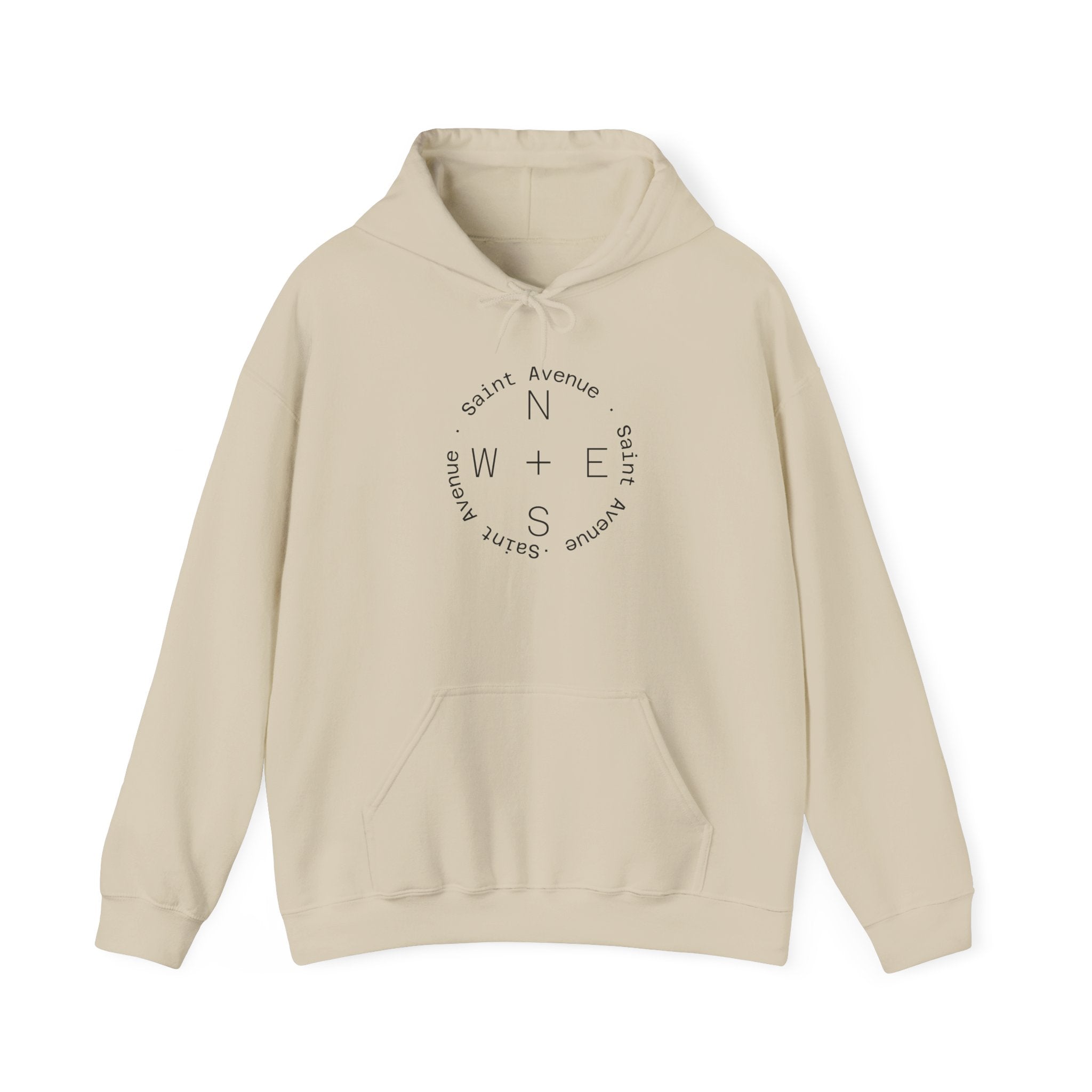 Fishing Hoodie — Bass Jumping Graphic Pullover with Compass Front