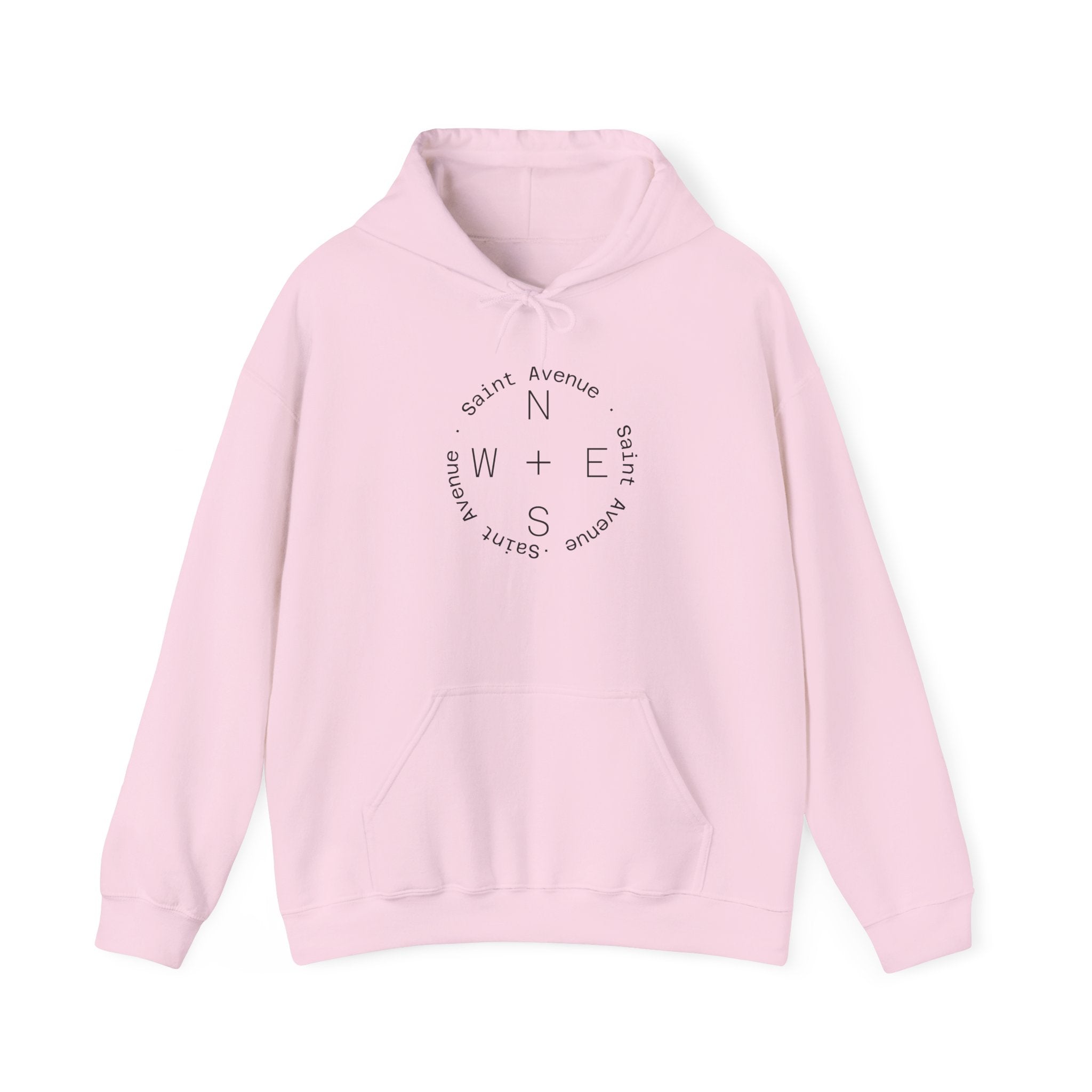 Fishing Hoodie — Bass Jumping Graphic Pullover with Compass Front