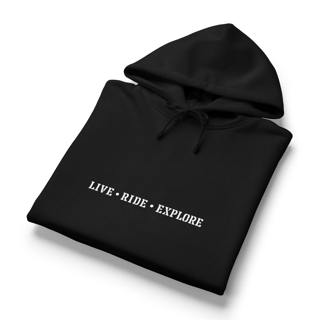 Live • Ride • Explore Hoodie — Women's Organic Adventure Pullover