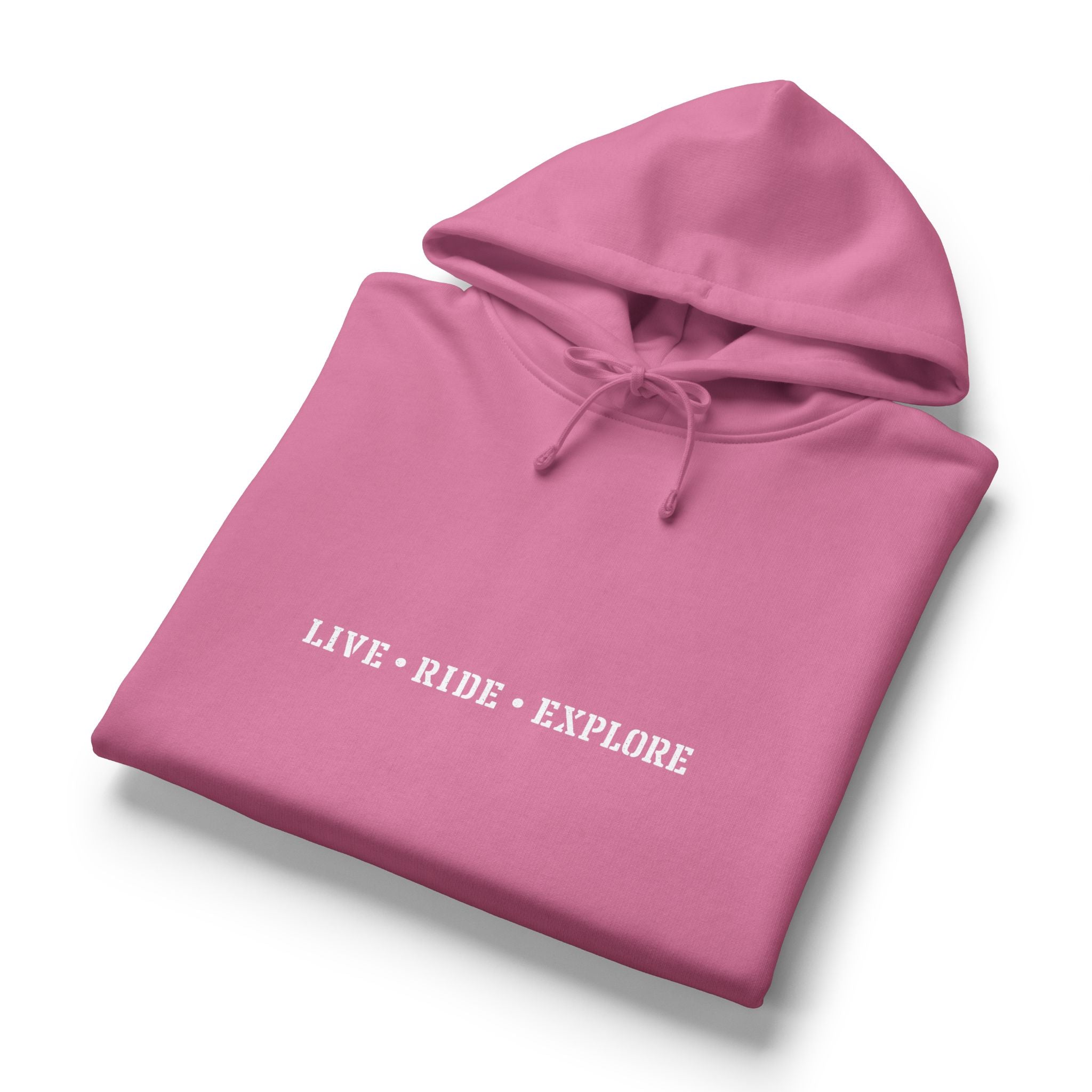 Live • Ride • Explore Hoodie — Women's Organic Adventure Pullover