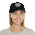 Leather Patch Dad Hat — Saint Avenue Compass Logo Cap
