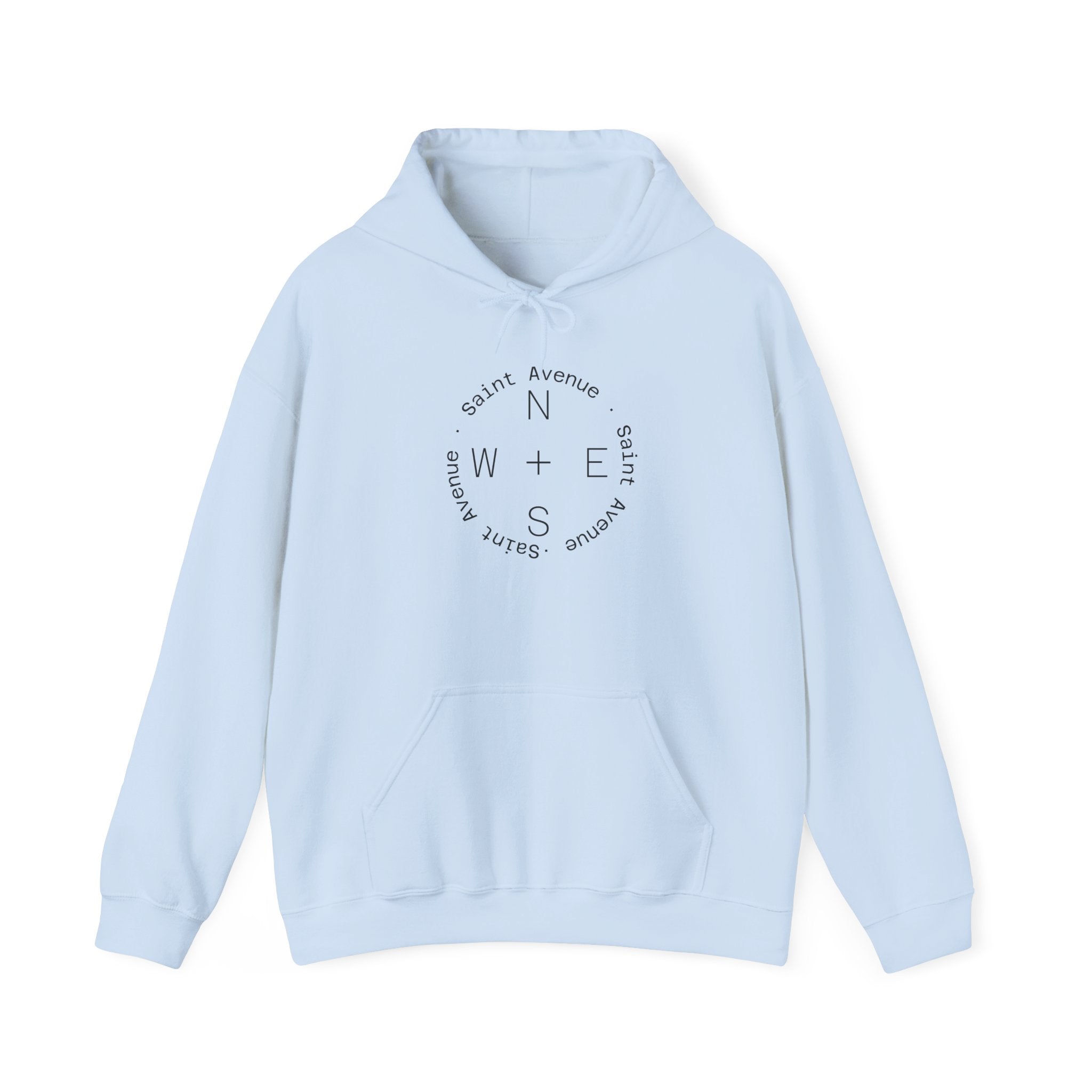 Fishing Hoodie — Bass Jumping Graphic Pullover with Compass Front