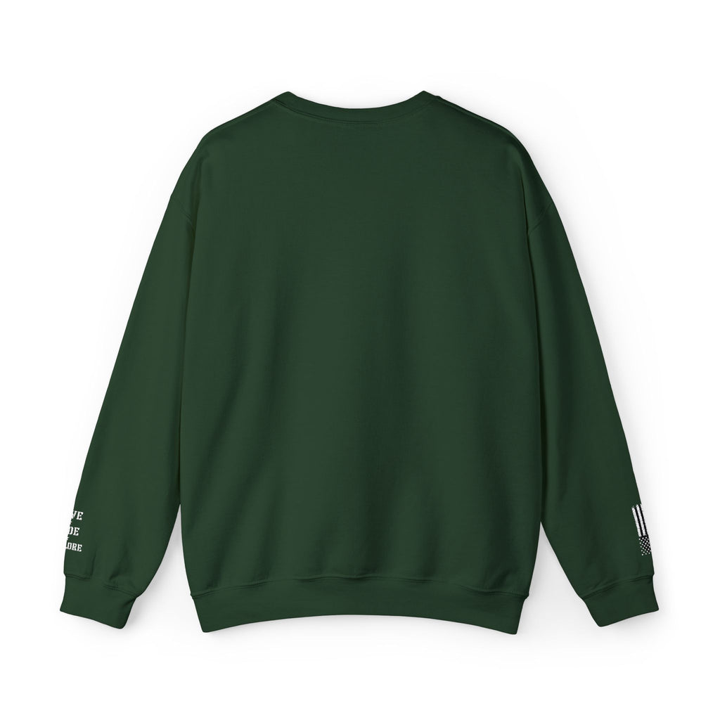 Compass Rose Crewneck Sweatshirt — Minimal Nautical Graphic Pullover