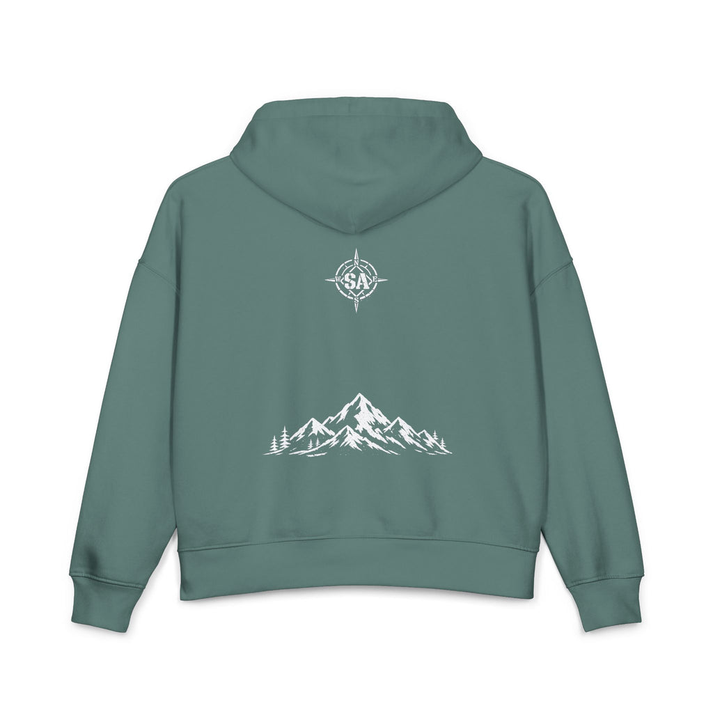 Live • Ride • Explore Hoodie — Women's Organic Adventure Pullover