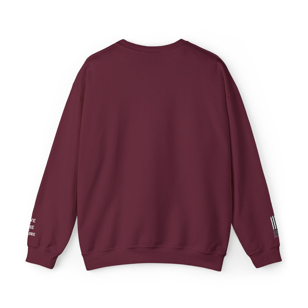 Compass Rose Crewneck Sweatshirt — Minimal Nautical Graphic Pullover