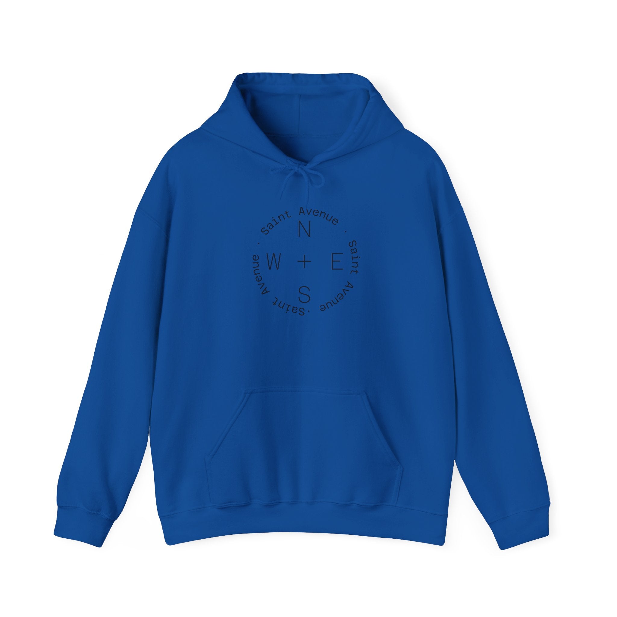 Fishing Hoodie — Bass Jumping Graphic Pullover with Compass Front