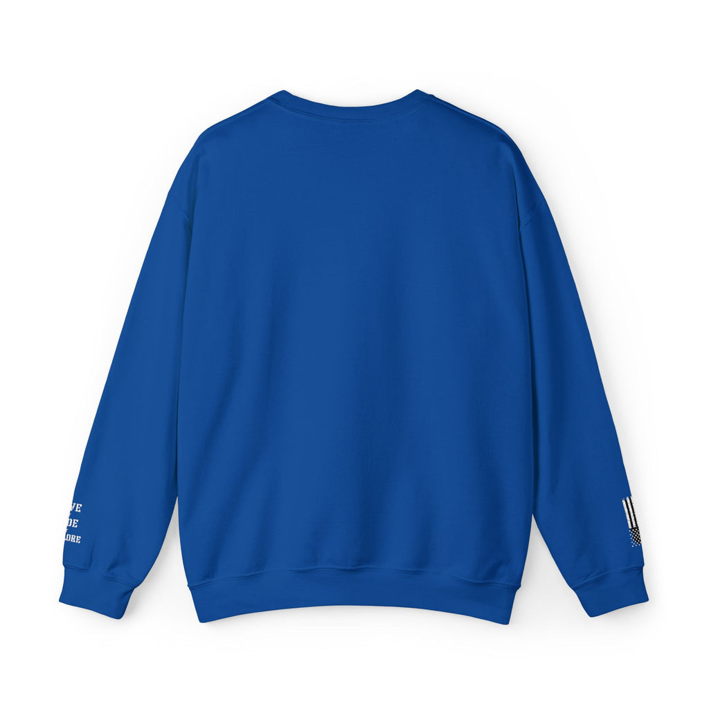 Compass Rose Crewneck Sweatshirt — Minimal Nautical Graphic Pullover